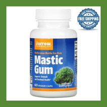 Jarrow Formulas 재로우포뮬라스 매스틱검 유향나무추출물 Mastic Gum 60배지캡슐 Pistacia Lentiscus