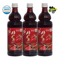 프리미엄 산수유청 청정지역에서 자란 산수유!! 대용량 당일발송!!, 3병, 900ml