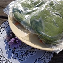직접재배한 쑥으로 만든 쑥반죽 쑥개떡 쑥송편 500g 4개 설탕무첨가