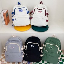 여자 저학년 책가방 여학생 백팩 남녀공용 캐주얼 데일리 신학기 배낭