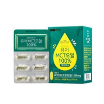 MCT 오일 100% 코코넛 오일 oil 캡슐 엠씨티오일 식약처 HACCP 인증, VITAGREEN, 1개, / MCT OIL 30캡슐 /
