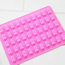 [키트 팩토리] 미니곰 젤리곰 50구 실리콘몰드 (비누만들기) 몰드색상랜덤