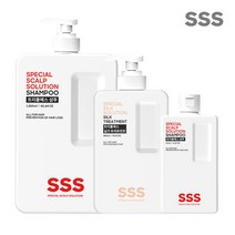 252406 트리플에스 대용량 약산성 탈모샴푸 1350ml/세트구성, 탈모샴푸1350ml+트리트먼트1350m