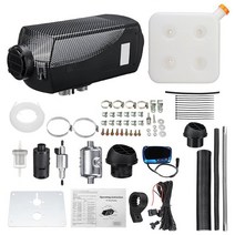 Warmtoo 12V 8KW 캠핑용 차량용 무시동히터 온풍기 캠핑난로 LCD 디스플레이 리모컨, 블랙, 1개