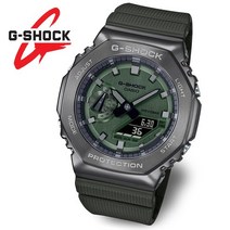 [지샥 정품] G-SHOCK 지얄오크 메탈 GM-2100B-3A 방수 전자 군인시계