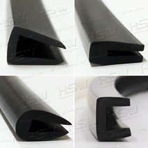 실리콘철판패킹 (1mm용)B타입 - 10M(검정), 1개