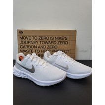 NIKE 나이키 신상품 화이트 여성용 런닝화 레볼루션 6NN DC3729 101