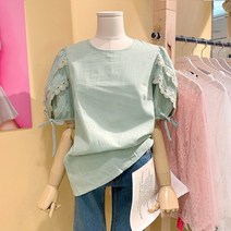 도로시홀릭 자수레이스리본블라우스(DO42711)