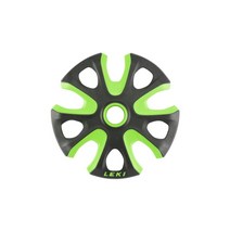 레키 빅 마운틴 스키 배스킷 등산 스틱 308874, Black/Lime, 1개