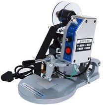 수동 날인기 날짜 인쇄기 소형 날짜찍는기계 마킹기, 리본 롤 10개