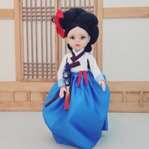 인형 한복 신윤복 미인도 삼회장 저고리 USD 베이비돌 파올라레이나 연지 완제품