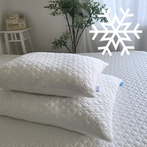 쿨쿨쿨 시원한 여름 냉감 아이스 얼음 쿨 베개커버