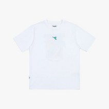 Diadora 팔마 그래픽 반팔티셔츠 화이트