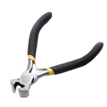 1pc 주얼리 제조 도구 구슬 평평한 와이어 플라이어 라운드 사이드 커터 키트 세트, 검은색