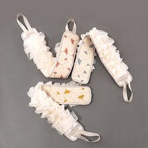 믹스어블 패턴 양면 등밀이 샤워타올 양면사용 저자극 풍성한 거품 롱타올, 옐로우1개