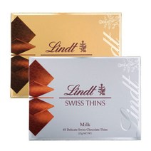 린트초콜릿 스위스씬즈 125g 2개(다크밀크) 248EA3, 린트초콜릿 스위스씬즈 125g 2개