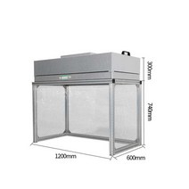 클린벤치 무균작업대 클린테이블 용품 살균 실험실, 1 600x600x740