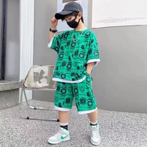 별나 남아 반팔 반바지 캐주얼 상하의 투피스 세트