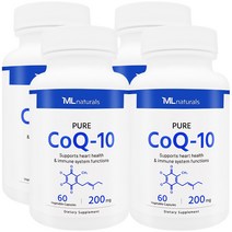 [미국빠른직구] 마이라이프 내추럴스 코큐텐 CoQ-10 200mg 60정 4병