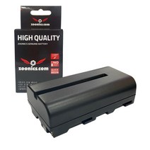 주닉스 NP-F570 호환 배터리 캠코더 LED 조명 계측기, 1개