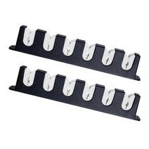 1 쌍 6 슬롯 낚싯대 홀더 랙 수평 마운트 차고 보트 차량용 소프트 eva 폼 그립 simpe 설치 액세서리 내구성, 에바, 회색