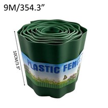 10x900cm 플라스틱 정원 잔디 트림 울타리 골판지 롤링 경로 장식 리플 모양 유연한 잔디 안뜰 DIY 경로, 중국