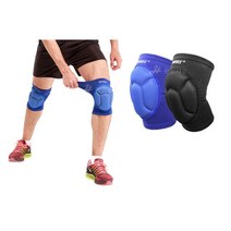 입대 준비물 필수 쿠션 푹신한 무릎보호대 러닝 부모님 군인 과체중 관절 훈련소, 블랙