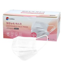 맑은누리 덴탈 마스크 50매입 1box 국내생산 3중필터 항균지퍼팩보관+마스크목걸이증정, 1개