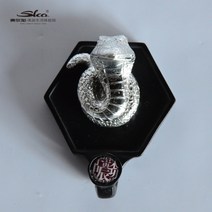 조각상 조형물 정원꾸미기 장식품 인테리어 그림, 뱀 실버