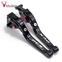브레이크 레버 핸들 바 혼다 PCX 125 PCX125 PCX150 150 바이크 오토바이 액세서리 접이식 확장형 클러치, [05] black, 05 Black