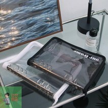 여름상회 A5_커버_지퍼형_6공_프레임_바인더북 DE37, 화이트