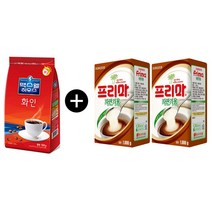 맥스웰하우스 화인 500g 1개+자판기프리마 1kg 2개 자판기커피, 1개, 2.5kg