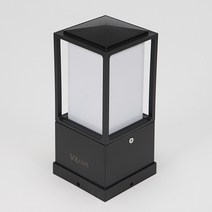 비츠온 문주등 사각 정원등 데크등 80x80xH170, LED칼라인지구 유백색