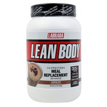 라브라다뉴트리션 Labrada Nutrition 린 바디 하이 프로틴 셰이크 단백질 보충제 초콜릿, 1120g × 1개