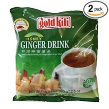 Ginger Drink Gold Kili 40 Sachets Packed in 2 Bags １2.6 oz (With Honey), 1