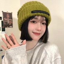 피어니스트 남녀공용 겨울 니트 원픽 비니