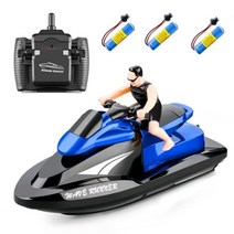 알씨 배 RC 무선 보트 809 2.4G 미니 모터 방수 전기 20KM 고속 스피드 야외 모델 전문 소년을위한, 3BA 폼 박스