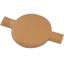 100피스 15.2cm(6인치) 브라운 케이크 팬 라이너 양피지 원형 페이퍼 및 리프트 탭 포함 요리용 베이킹 더치 오븐