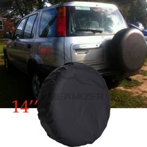 타이어보관14 "Honda CRV 용 스페어 휠 타이어 커버 케이스 소프트 백 프로텍터 자동차 보관함, 01 14inch