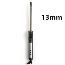 물결고데기 물결펌 히피펌 뿌리볼륨 웨이브 볼륨고데기 전문 세라믹 헤어 컬러 컬링 아이언 롤, 7.13mm - EU