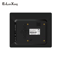 전자액자 디지털액자 스마트액자인기 판매 8 인치 전자 LCD 큰 문자 노인 의학 화면 알림 알람 디지털 시, 01 Black_04 AU 플러그