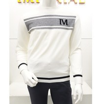 임페리얼 남성 겨울 방풍 안감 울혼방 스웨터 라운드 니트 티셔츠 I0A2402