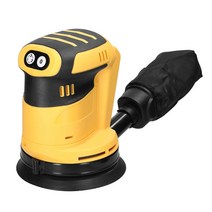 전기 오비털 샌더 125mm 목재 금속 그라인더 폴리셔 왁싱 샌딩 폴리싱 머신 Dewalt / Makita 배터리용, 02 For Dewalt Battery