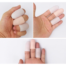 알로하 탄성좋은 손가락보호 골무 2p 손가락교정 관절보호 손톱보호 보습, 소-살구