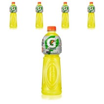 롯데칠성음료 게토레이 레몬 스포츠음료 운동전후 탕비 간식 티타임 음료 식음료 오피스 미팅 1.5L, 5개