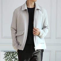 세컨에디션 봄가을 숏기장 아웃포켓 집업 자켓