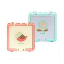 플렉사 치즈 컷팅 케이스 핑크 버드 + 민트 라이언, 혼합 색상, 5세트