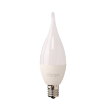 촛대구 LED 플레임 비츠온 5W E17 3000K 전구색 불투명 KS, 236375