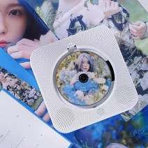 벽걸이CD플레이어 시디플레이어 무선 휴대용, 퍼플