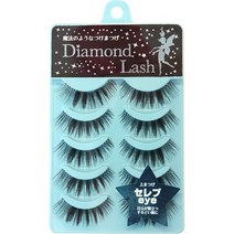 일본직발송 6. 다이아몬드 러쉬 DIAMOND LASH 유명인 EYE 5 페어(상속눈썹용) 눈가가 두드러지는 눈동자에, One Size, One Color